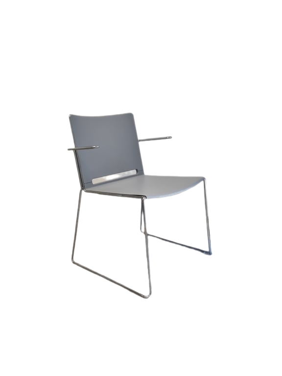 Chaise de réunion Dimmebi laFILÒ grise - 3-4