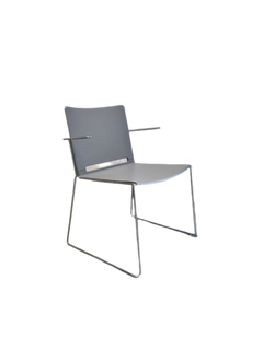Chaise de réunion Dimmebi laFILÒ grise - 3-4