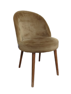 Chaise de réunion Dutch Bone Barbara Velours camel - 3-4