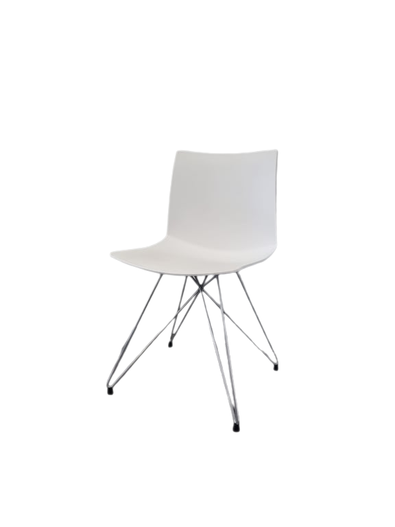 Chaise de réunion Gaber Kanvas TC blanche - 3-4