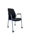 Chaise de réunion Kinnarps avec accoudoirs
