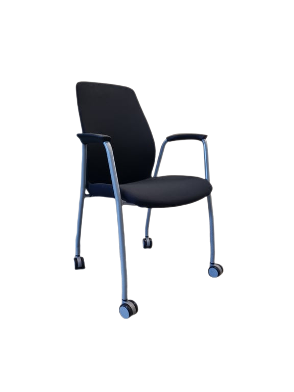 Chaise de réunion Kinnarps avec accoudoirs