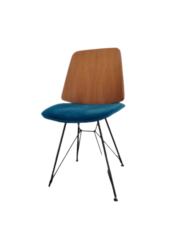 Chaise de réunion Zanotta June bleue - 3-4
