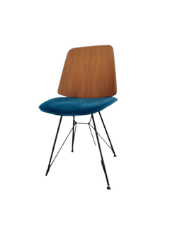 Chaise de réunion Zanotta June bleue - 3-4