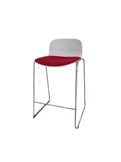 Chaise haute métal tissu empilable - 3-4