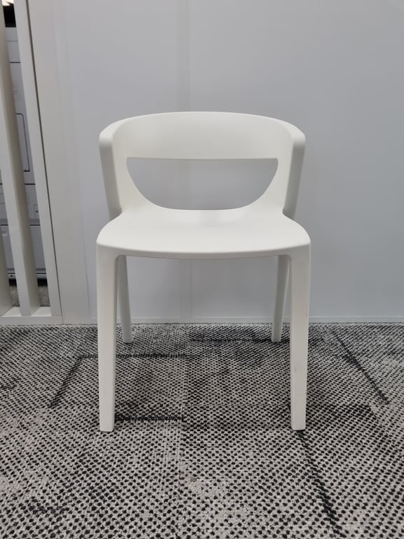 Chaise Kastel Kicca One Blanche - face