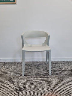 Chaise Kastel Kicca One Grise Clair - face
