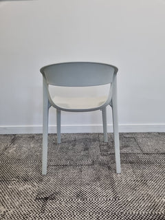 Chaise Kastel Kicca One Grise Clair - arriere