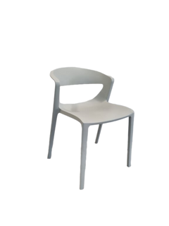 Chaise Kastel Kicca One Grise Clair - 3-4
