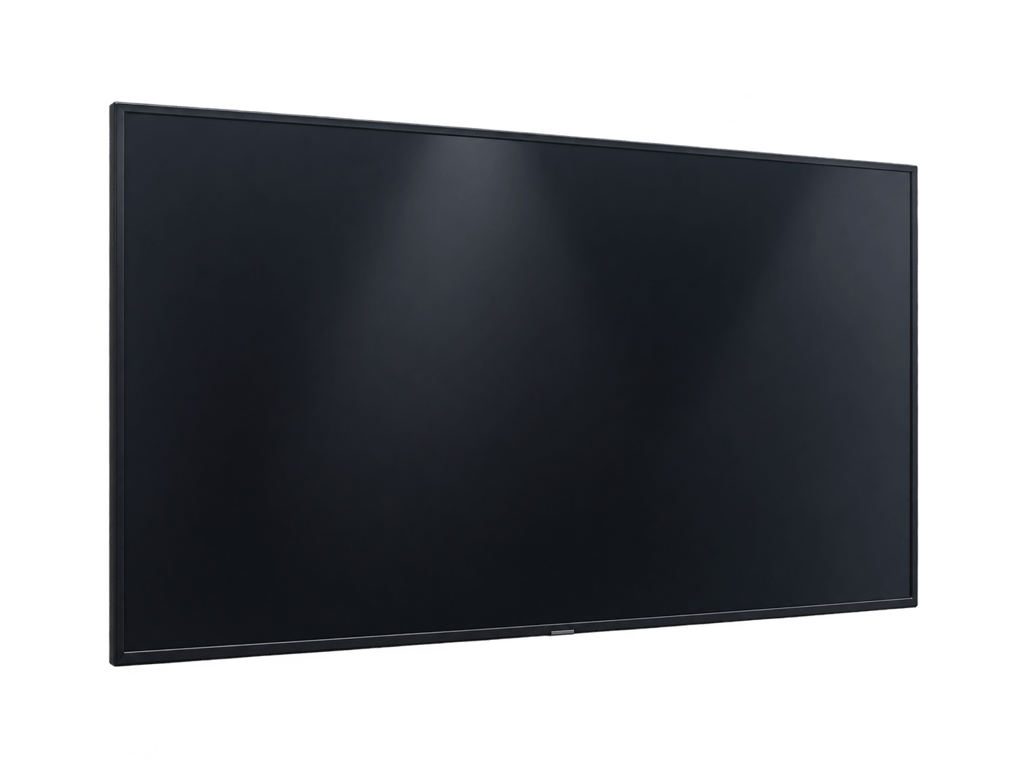 Écran Samsung métal noir 124x71x7 cm