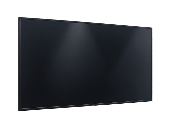 Écran Samsung métal noir 124x71x7 cm