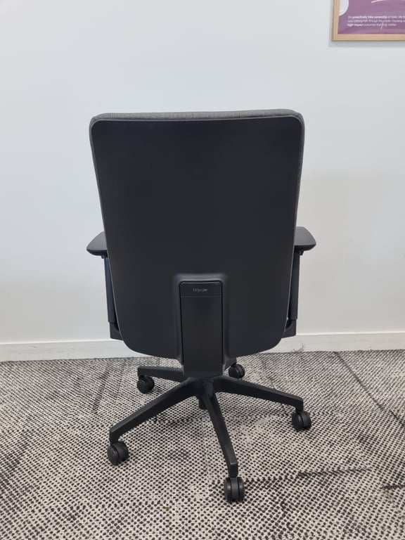 Fauteuil bureau Ofiprix Gris - arriere