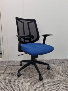 Fauteuil de bureau Attila Bleu - 3-4