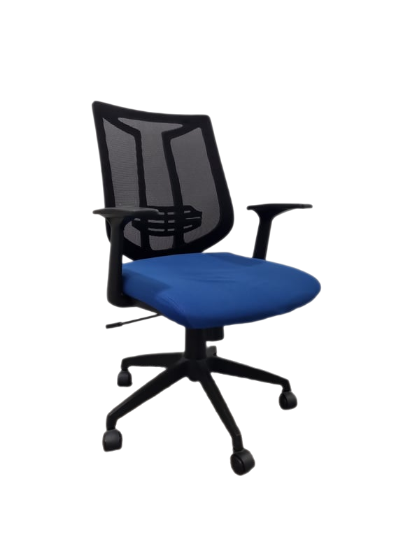 Fauteuil de bureau Attila Bleu - 3-4