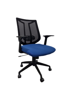 Fauteuil de bureau Attila Bleu - 3-4