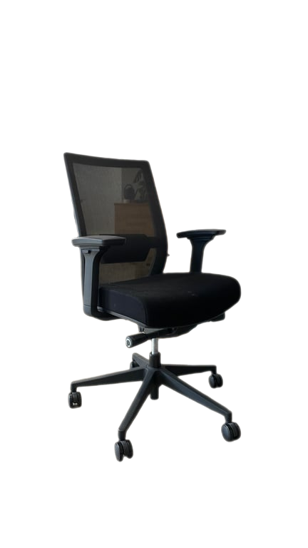 Fauteuil de bureau en résille avec roulettes