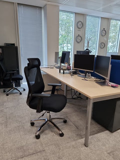 Fauteuil de bureau ergonomique avec têtière