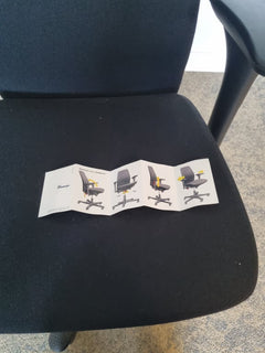 Fauteuil de bureau ergonomique Kinnarps noir