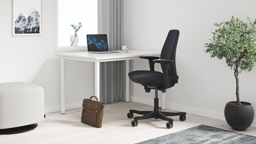 Fauteuil de bureau ergonomique Kinnarps noir