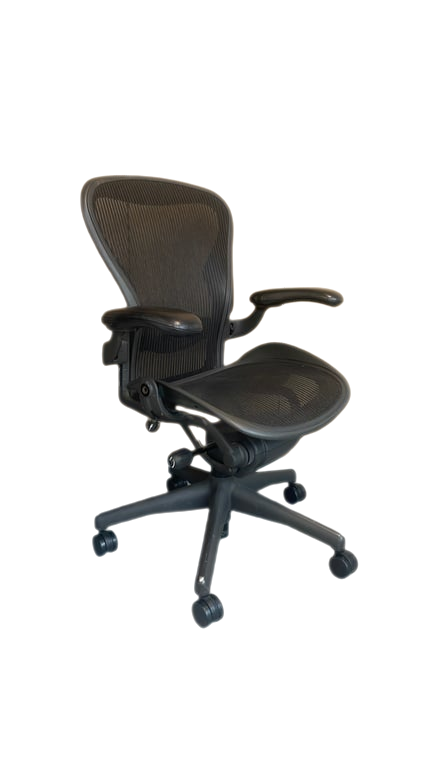 Fauteuil de bureau Herman Miller Aeron Classic Taille B Noir - 3-4