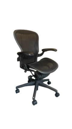 Fauteuil de bureau Herman Miller Aeron Classic Taille B Noir - 3-4