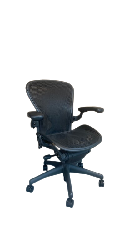 Fauteuil de bureau Herman Miller Aeron Resmastered Taille B Noir