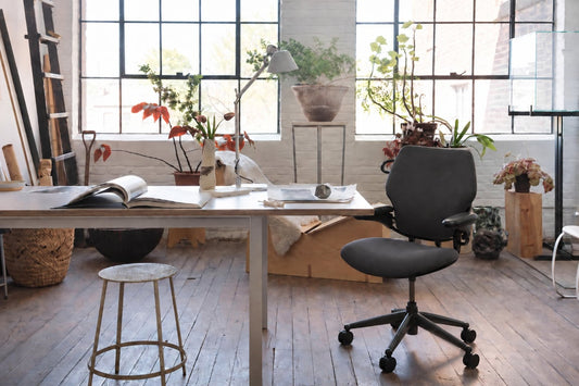 Fauteuil de bureau Humanscale Freedom Noir