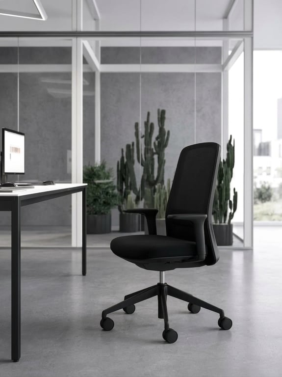 Fauteuil de bureau Quadrifoglio Group Diade Rock Noir