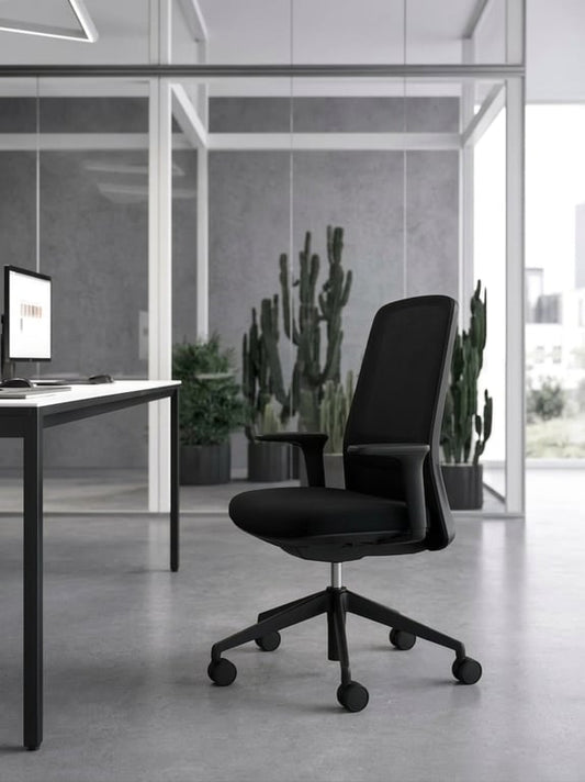 Fauteuil de bureau Quadrifoglio Group Diade Rock Noir