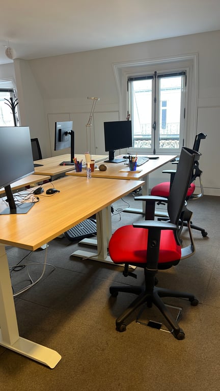 Fauteuil de bureau Sitland rouge