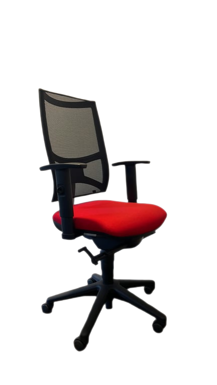 Fauteuil de bureau Sitland rouge - 3-4