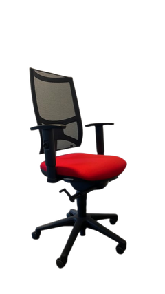 Fauteuil de bureau Sitland rouge - 3-4
