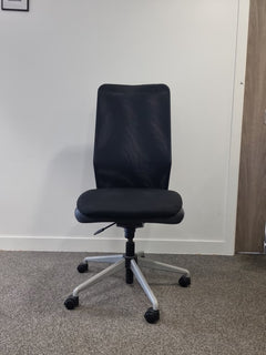 Fauteuil de bureau Sokoa noir - face