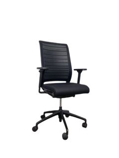 Fauteuil ergonomique Interstuhl résille noir - 3-4