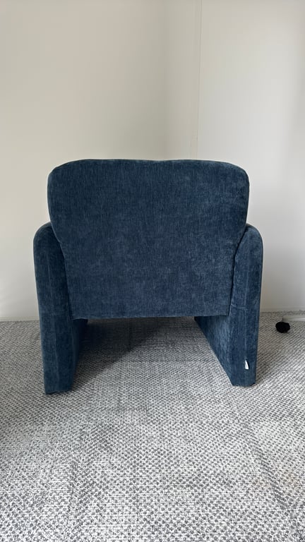 Fauteuil Sklum Jeison Bleu - arriere