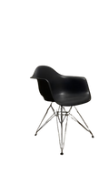 Fauteuil Vitra Eames Fiberglass Armchair DAR Noir