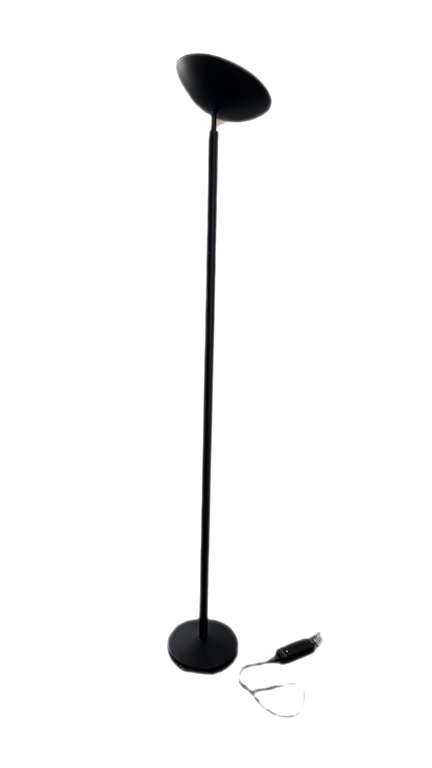Luminaire sur pied Unilux Dely métal noir