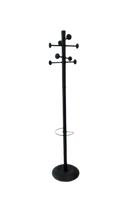Porte-manteau en métal noir