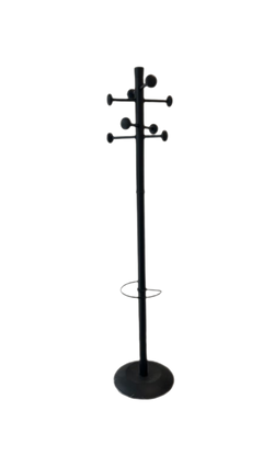 Porte-manteau en métal noir - 3-4