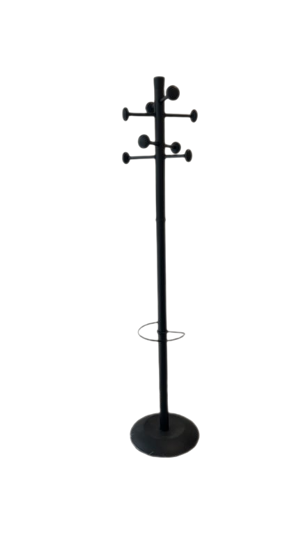 Porte-manteau en métal noir