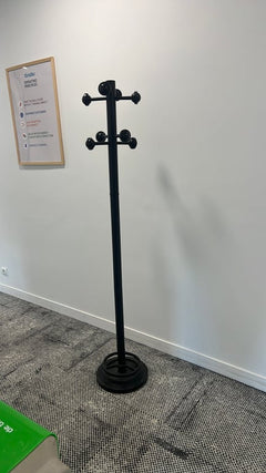 Porte-manteau métal noir 180 cm - 3-4