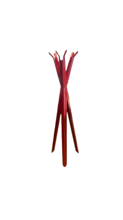 Porte-manteau métal rouge Tolix - 3-4