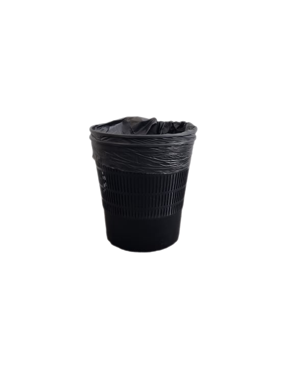 Poubelle plastique noir