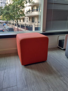 Pouf Steelcase tissu 43x43 cm Hot Cinnamon - 3-4