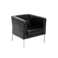 Fauteuil IKEA Cuir Noir