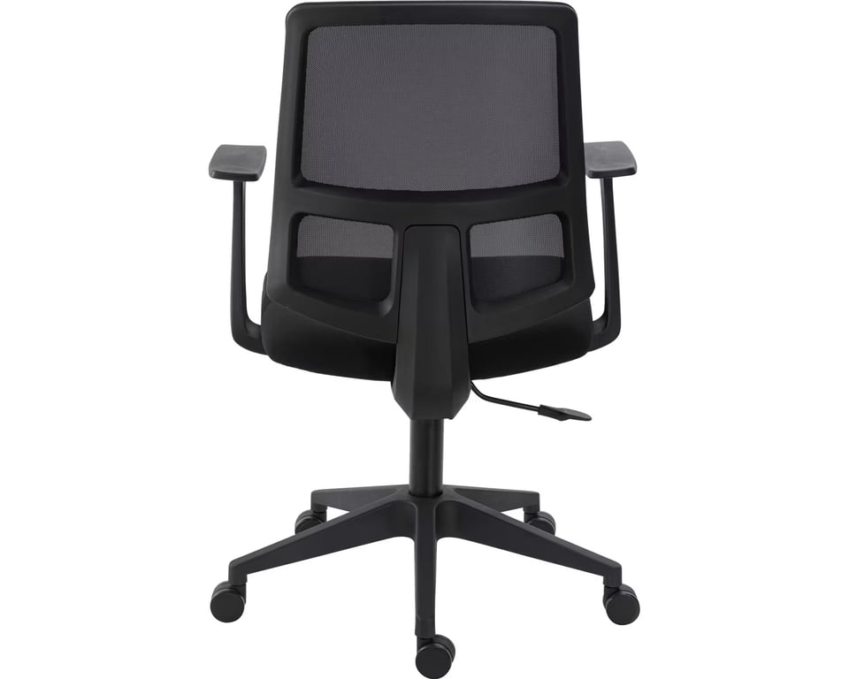 Fauteuil de bureau en tissu noir
