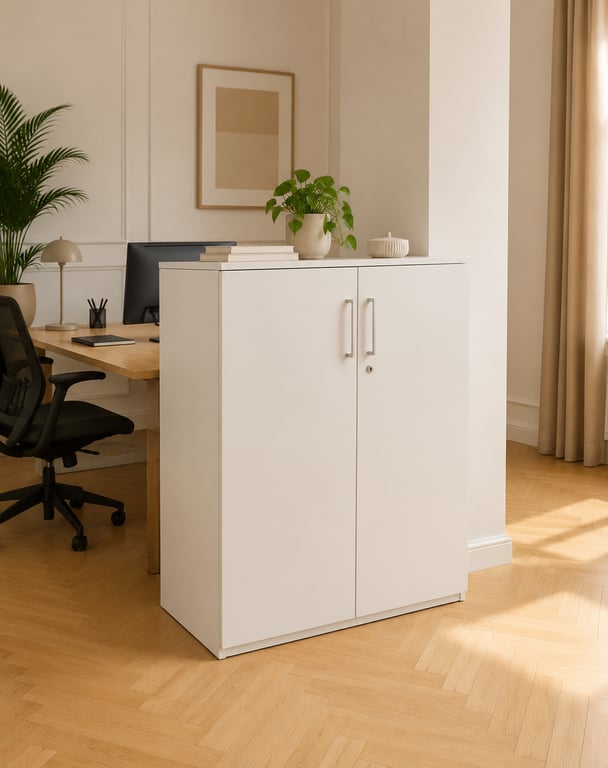 Armoire basse fermeture à clé
