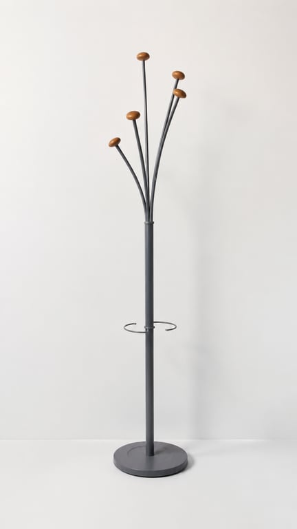 Porte-manteaux Alba métal et bois