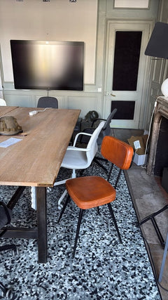 Chaise de réunion sans roulettes ni accoudoirs, dossier plein - 3-4