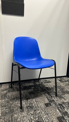 Chaise de cafétéria Manutan Bleu - 3-4